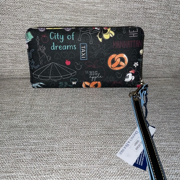 DOONEY & BOURKE DISNEY NEW YORK CITY DREAMS WALLET - Picture 2 of 3